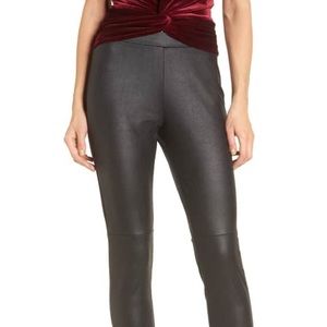 Trouve Faux Leather Leggings